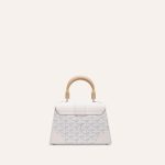 Goyard Saigon Structured Mini Bag White - Image 3